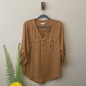 Maurice’s camel color blouse